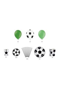 Football Party Collection Kit set 60 pieces