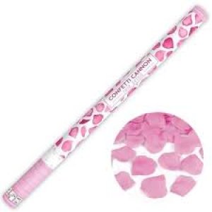 Confetti Cannon With Rose Petals, Pink, 80Cm