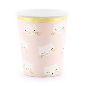 Meow Party Collection Cups Cat 6pc