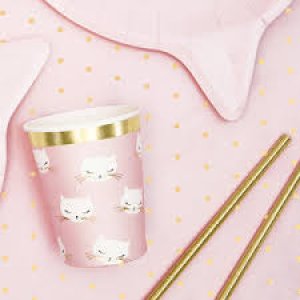 Meow Party Collection Cups Cat 6pc