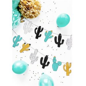 Dinosaur Party Collection Garland - Cacti 1pc
