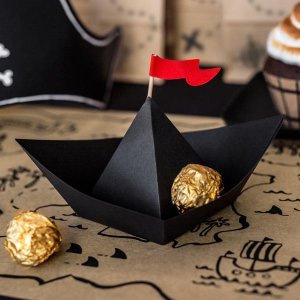 Pirates Party Collection Paper Decorations  - Boats 6pc