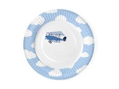 Little Plane Collection Plates,6pc
