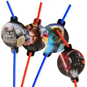 Star Wars Party Collection Drinking Straws 8Pc
