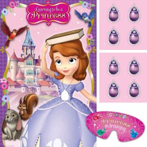 Princess Party Collection Sofia The First Party Game For 2-8 Players