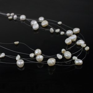 Floating Pearl Necklace