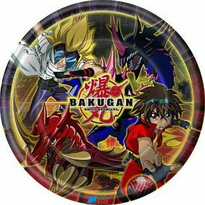 Bakugan Battle Brawlers Party Collection  plates 8pc