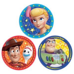 Toy Story Party Collection Assorted Round Plates Small 8pc