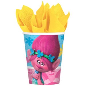 Trolls Party Collection Beverage Cups 8pc