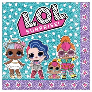 LoL Surprise Party Collection Luncheon Napkins 16pc