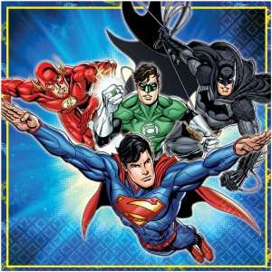 Justice League Party Collection Lunch Tissues 16Pc