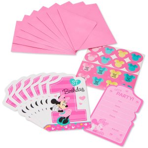 Minnie Mouse Party Collection 1St Birthday 8 Invitations 32pc