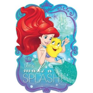 Disney Princess LET'S MAKE A SPLASH! Dream Big Collection Postcard 8 Invitations 32pc