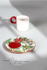 White and Red Cherry Coffee Cup # 11