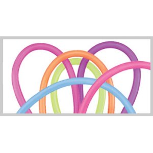 260Q (Neon AST) Balloon (100pc) NOTE!: ( NO AIR, NO HELIUM, NO RIBBON )