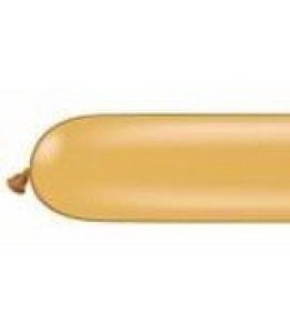 260Q (Gold) Balloon (100pc) NOTE!: ( NO AIR, NO HELIUM, NO RIBBON )