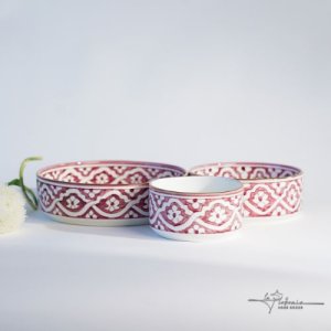 Pink Round Chabi Chid Bowls Set - L / M / S