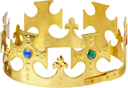 Prince Crown-Gold Plastic