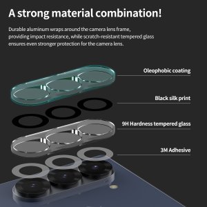 Araree C-Sub Core Camera Lense Protector Tempered Glass For Z Fold 6 - Clear