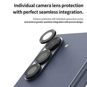 Araree Sub Core Camera Lense Protector Glass With Metal Ring For Samsung Galaxy Z Fold 6 - Clear