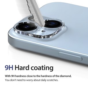 Araree C-Sub Core Camera Lense Protector Tempered Glass For IPhone 15 / 15 Plus ( 2 Camera ) - Clear