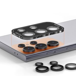 Araree Metal Ring C-Subcore Camera Lens Protector For Samsung Galaxy S24 Plus -Clear