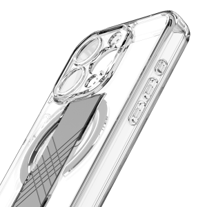 Itskins Avana Grip-It Series Case Magsafe Compatible With Camera Lens Protector For Iphone 15 Pro Max - Clear