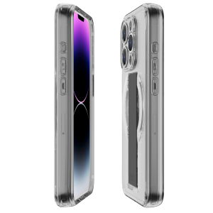 Itskins Avana Grip-It Series Case Magsafe Compatible With Camera Lens Protector For Iphone 15 Pro Max - Black