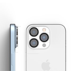 Araree C-Sub Core MR Indiviual Metal Ring Camera Lense Protector Glass For IPhone 15 Pro / 15 Pro Max (3 Camera Ring) - Clear