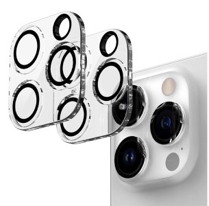 ARAREE CORE CAMERA LENSE GLASS FOR  IPHONE 15 PRO ( 3 CAMERA ) - CLEAR (1pc)