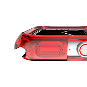 Itskins Spectrum Clear???? - Antimicrobial Case For Apple Watch 44 - 45Mm - Red