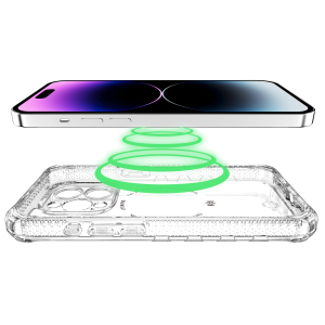 Itskins Supreme Clear Case Compatible With Magsafe Iphone 15 Pro Max - Transparent