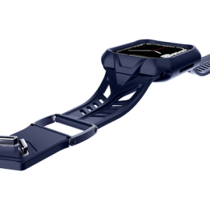 Itskins Spectrum Combo Watch Belt And Bumper Case Set For Apple Watch 42 / 44 / 45 / 49Mm-  2M Antishock - Blue