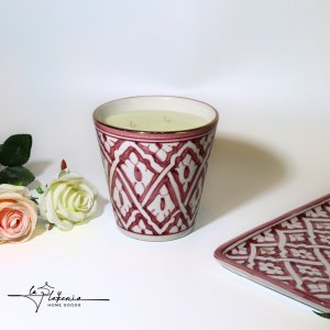 Pink Medium Conical Candle