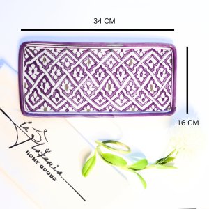 Lilac Chabi Chic ceramic tray