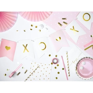 Banner Xo Xo, heart  Mix, 1pc  Size 15 X 95 Cm