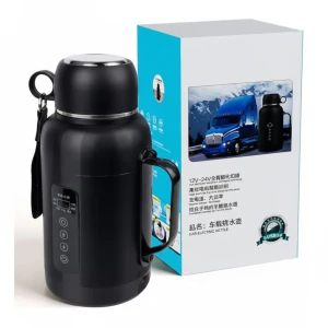 24V/12V Electric Travel Kettle for Cars/Trucks, Portable Electric Travel Kettle