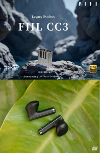FIIL CC3 True Wireless Earbuds with Bluetooth 6.0, AI Noise Cancellation, IPX5, 36H Battery