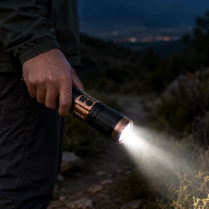 COBA CB-G908 Rechargeable LED Flashlight