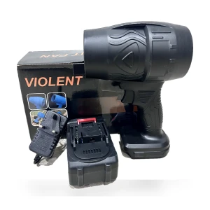 Violent Cordless Air Blower 48V - Powerful Cleaning Tool with Rechargeable Battery & Charger
