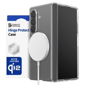 Araree Duple 360 Magsafe Cover For Z Fold 8 Ultra-Clear Black