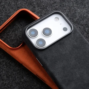 Melkco Alcantara Magsafe Case For Iphone 17 Pro 6.3 - Grey -