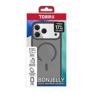 Torrii BonJelly (MagSafe Compatible) for iPhone 17 Pro Max (6.9”) - Black-4895264800833