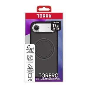 Torrii TORERO (Stand Case+MagSafe Compatible) for iPhone Air  (6.5”) - Black-4895264800956