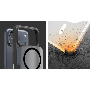 Arareee Duple Magsafe Armor Slim Case For iPhone 17 Pro - Black