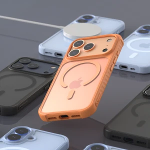 Arareee Duple Magsafe Armor Slim Case For iPhone 17 Pro - Orange