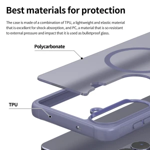 Araree Duple Magsafe Case For Samsung Galaxy S26 Ultra -Armor Violet