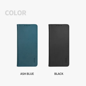 Araree Mustang Diary Case For Samsung Galaxy S26 Ultra -Ash Blue