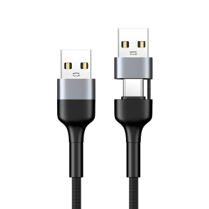 XPower BC24 1.2M 8 IN 1 2IN 4 OUT 100W PD3.0 Aluminium Alloy Sync & Fast Charge Cable - 4895246610627