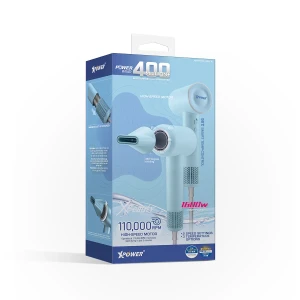 Xpower 1600W Powerwind Hair Dryer - Blue